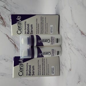 NIB 2-CeraVe Skin Renewing Retinol Serum 1oz x2**